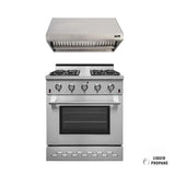 NXR 30" Stainless Steel Propane Gas Range & Under Cabinet Hood Bundle SC3055LP RH3001 Ranges NXR nxrbusiness