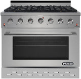 NXR 36" Stainless Steel Propane Gas Range with 5.5 cu. ft. Convection Oven & Under Cabinet Hood Bundle SC3611LP RH3601 Ranges NXR nxrbusiness