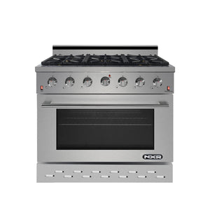 NXR 36" Stainless Steel Pro-Style Natural Gas Range with 5.5 cu.ft. Convection Oven SC3611 Ranges NXR nxrbusiness