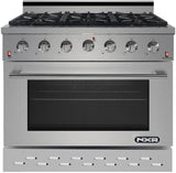 NXR 36" Stainless Steel Natural Gas Range with 5.5 cu. ft. Convection Oven & Under Cabinet Hood Bundle SC3611 RH3601  NXR nxrbusiness