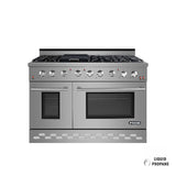 NXR 48" Stainless Steel Pro-Style Propane Gas Range with 7.2 cu.ft. Convection Oven SC4811LP Ranges NXR nxrbusiness