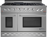 NXR 48" Stainless Steel Natural Gas Range with 7.2 cu. ft. Convection Oven & Under Cabinet Hood Bundle SC4811 EH4819 Ranges NXR nxrbusiness